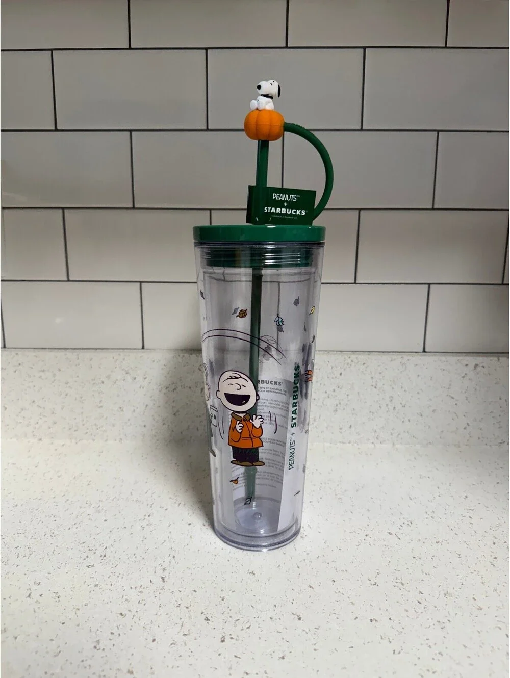 Authentic Starbucks x Peanuts Snoopy 24-ounce Cold Cup SHIPS NOW!